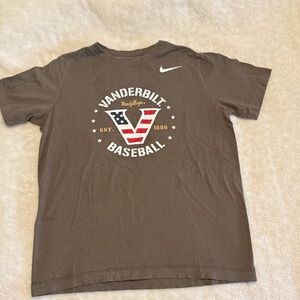 Nike Kids Olive Green Vanderbilt Baseball Tee